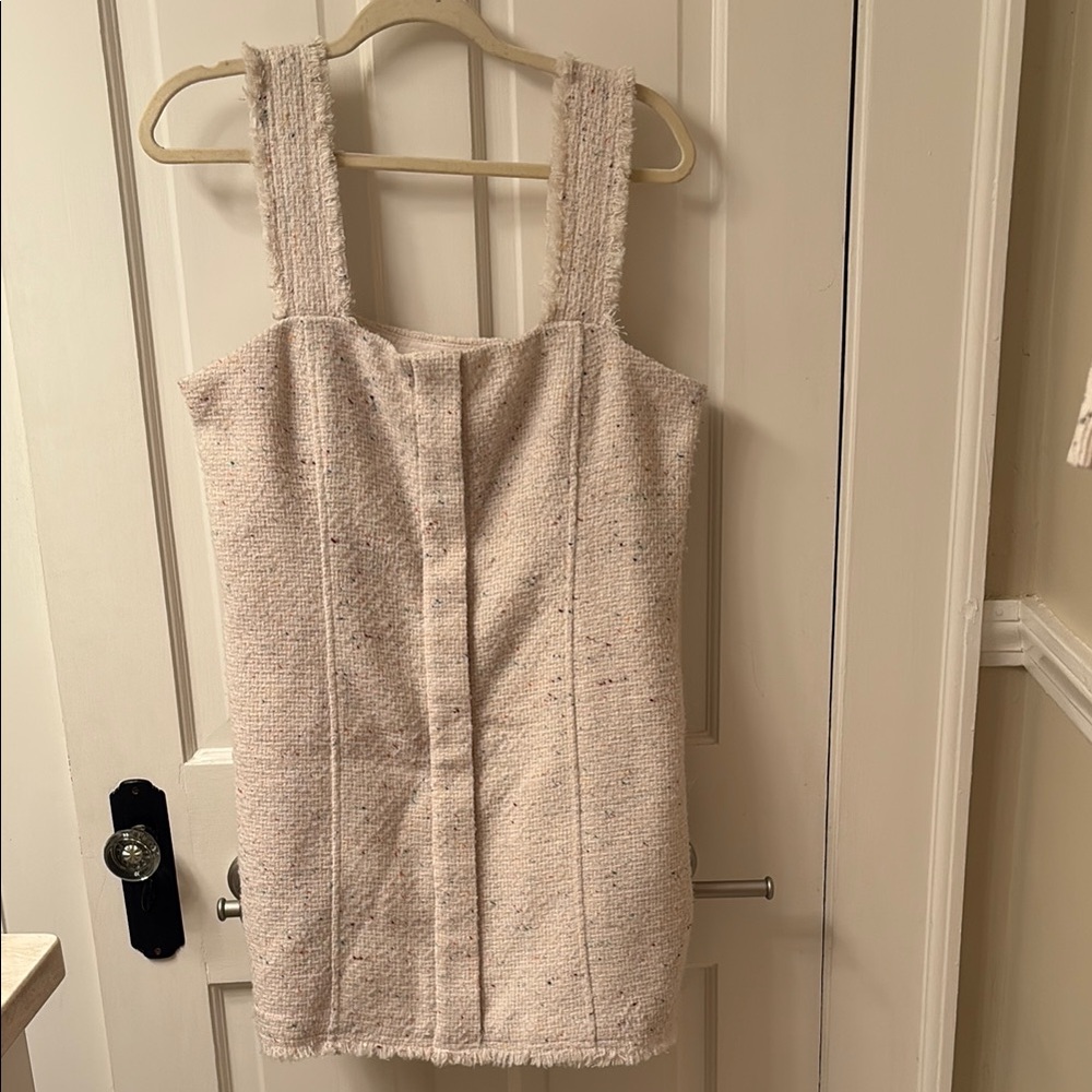 NWT House of Harlow 1960 Tweed Cream Dress - Picture 3 of 12